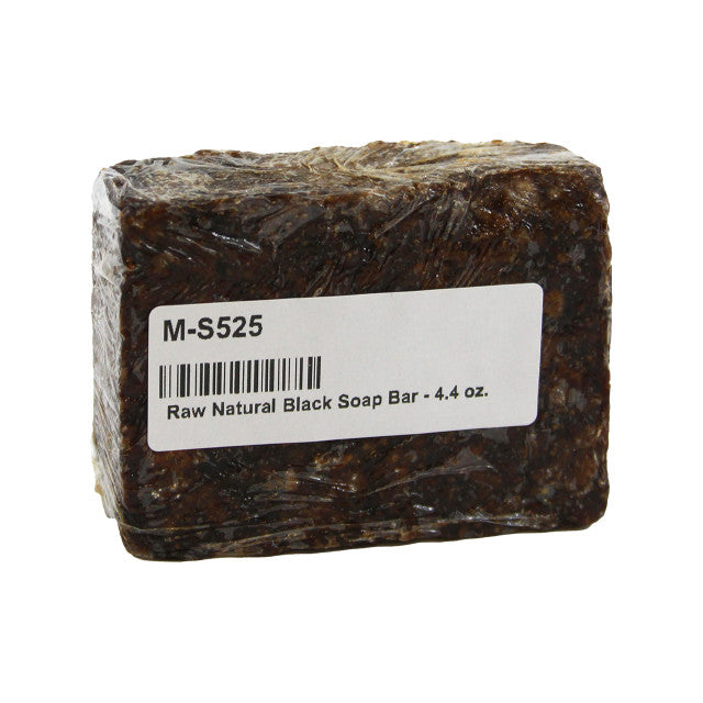 Raw Natural Black Soap Bar 4.4 oz